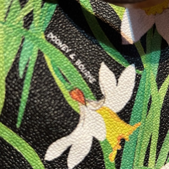 NWOT Dooney and Bourke flowered bag. Gorgeous. Purchased never used - Picture 7 of 10